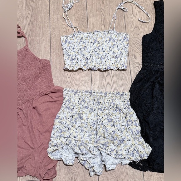 Bundle Womens M Medium Dress Romper Tank Top Shorts Set F21 Sadie & Sage A Byer - Picture 4 of 11